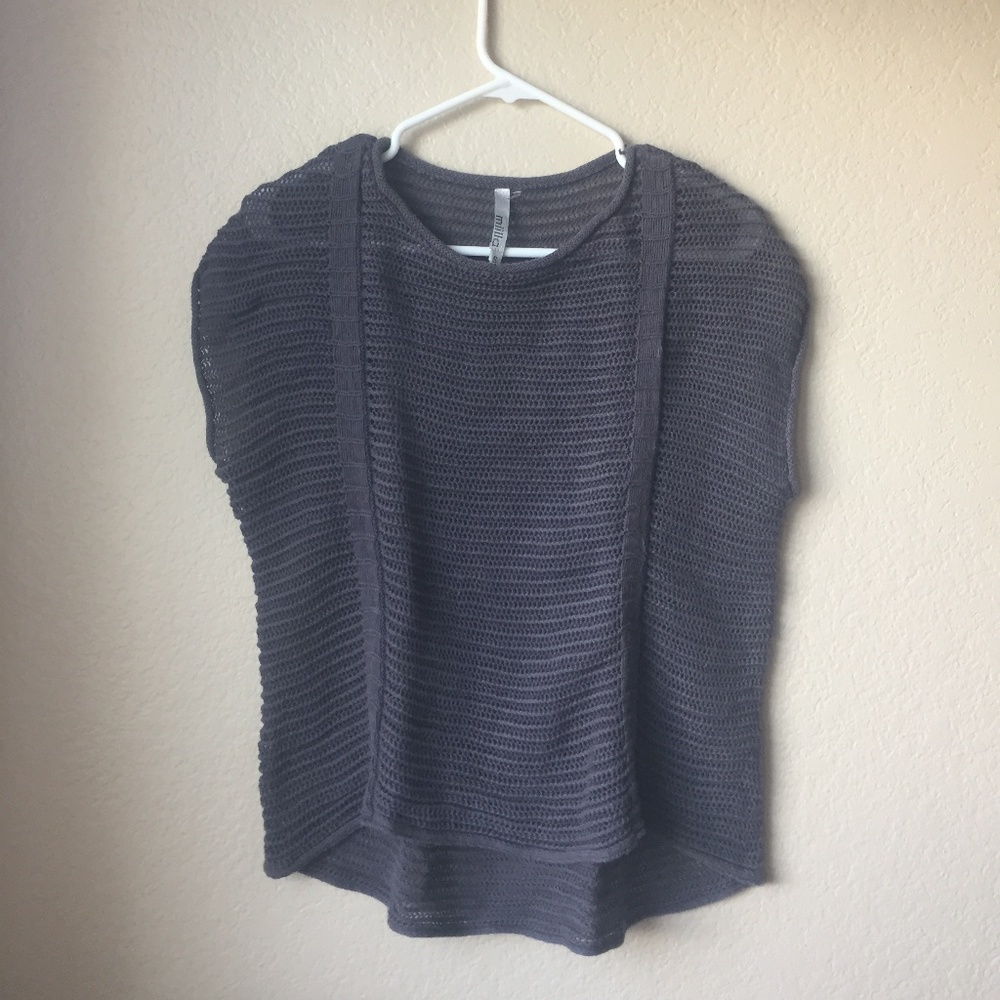 Miilla Cap Sleeve Knit Top
